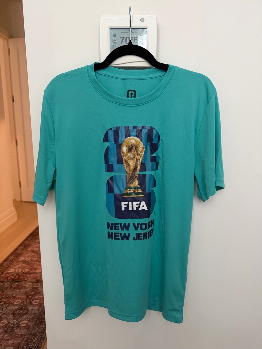 2026 Worldcup - New York/New Jersey Men’s Teal T‑Shirt